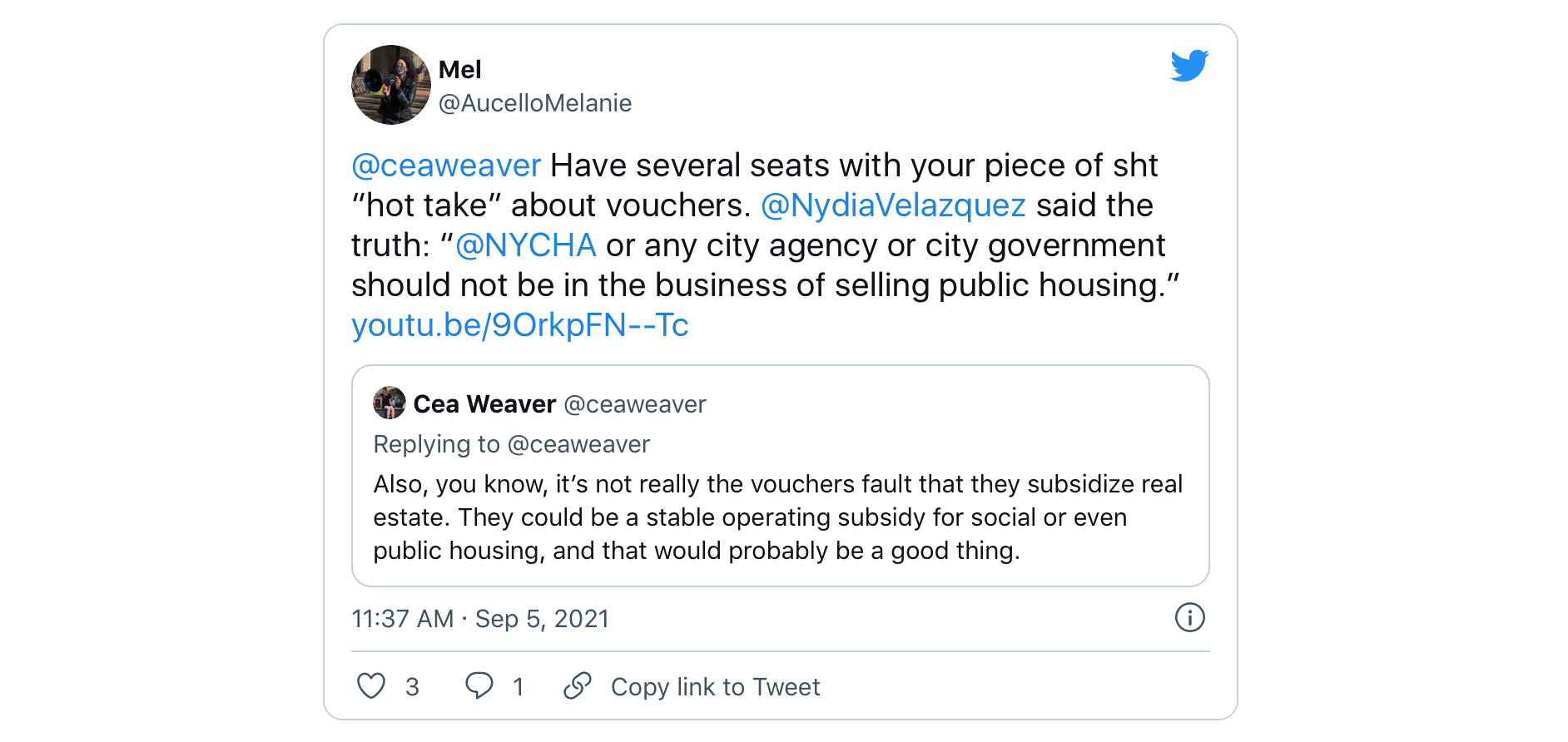 Cea Weaver Was Exposed For Gaslighting A NYCHA Tenant Association 